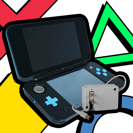 Black & Turquoise New Nintendo 2DS XL System - Retro Island Gaming