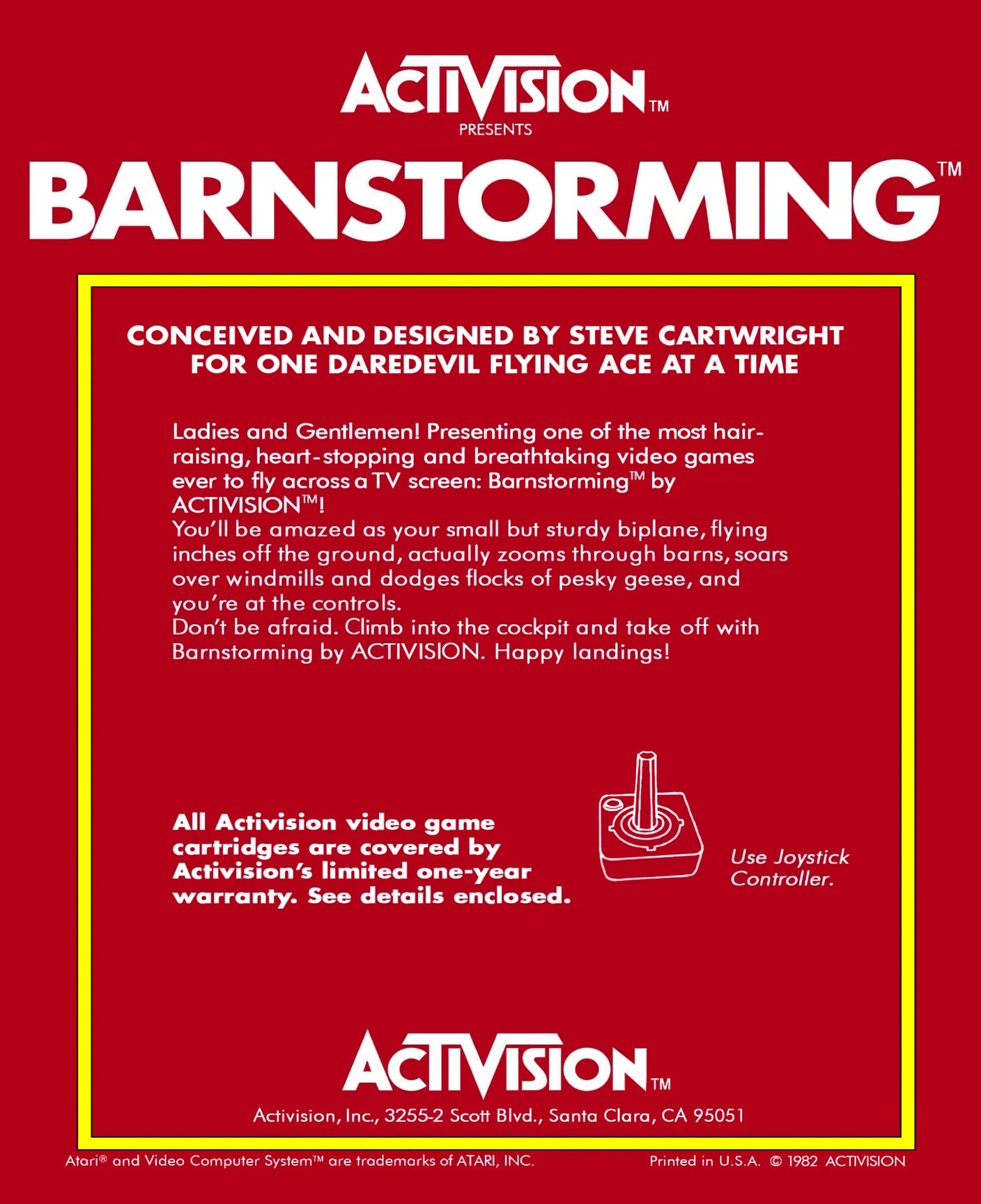 Barnstorming - Atari 2600