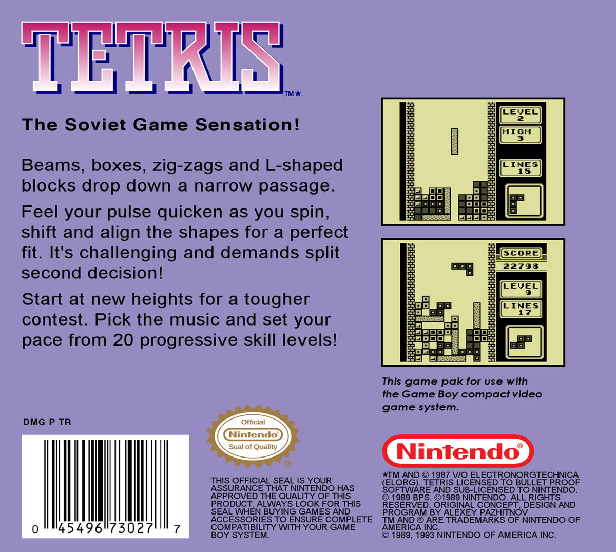 Tetris - GameBoy - Retro Island Gaming