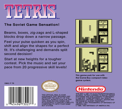 Tetris - GameBoy - Retro Island Gaming