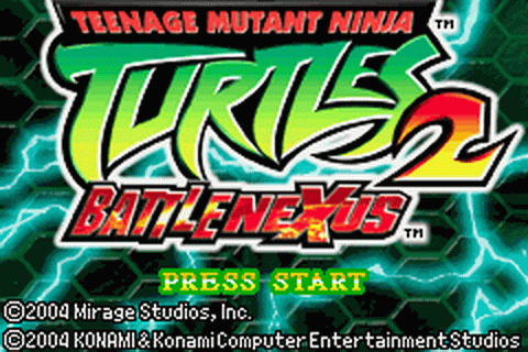 Teenage Mutant Ninja Turtles 2 Battle Nexus - GameBoy Advance