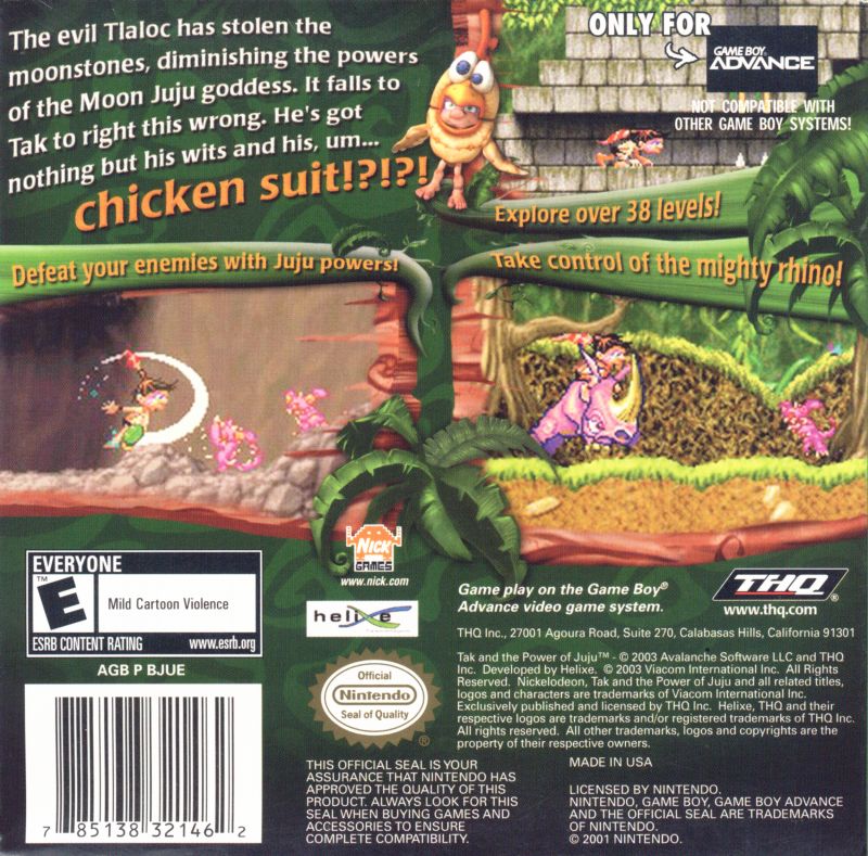 Tak and the Power of JuJu - GameBoy Advance