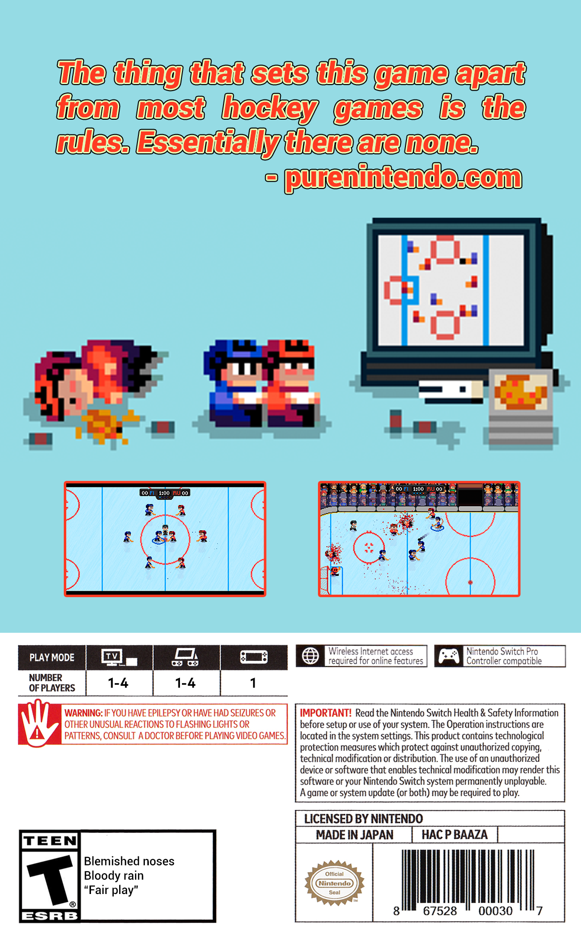 Super Blood Hockey - Nintendo Switch