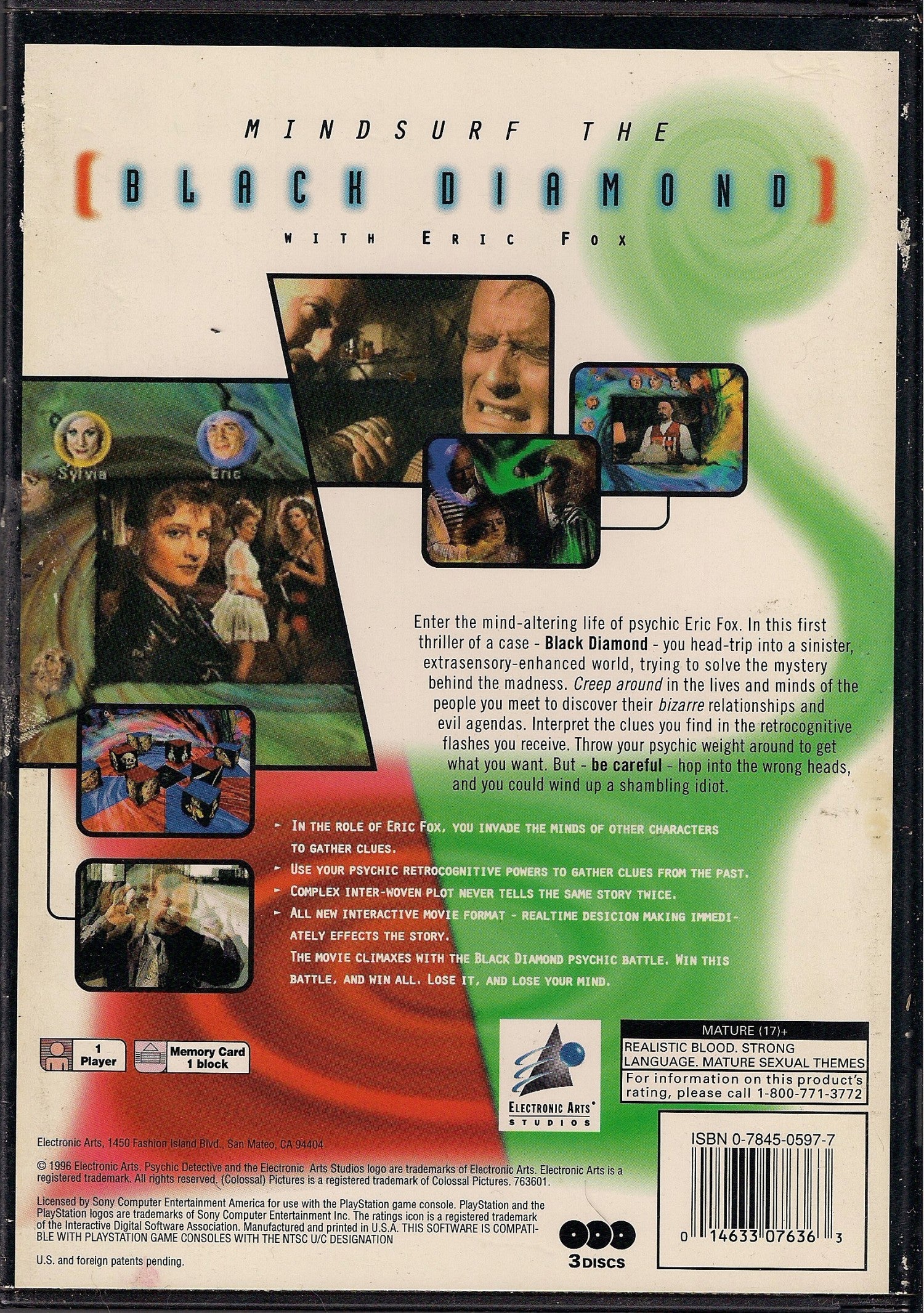 Psychic Detective [Long Box] - Playstation