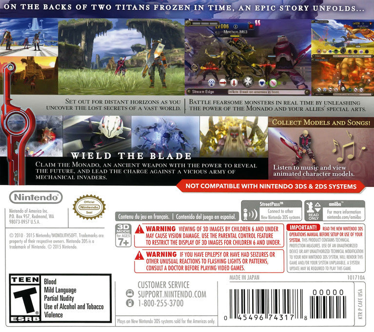Xenoblade Chronicles 3D - Nintendo 3DS