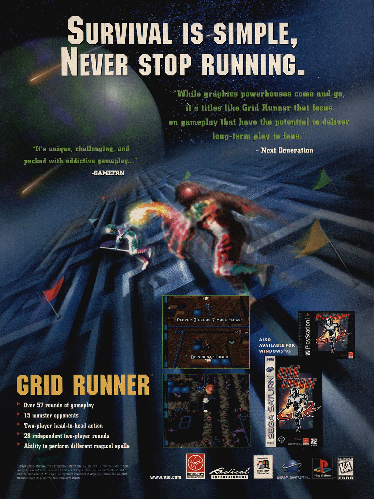 Grid Runner - Playstation