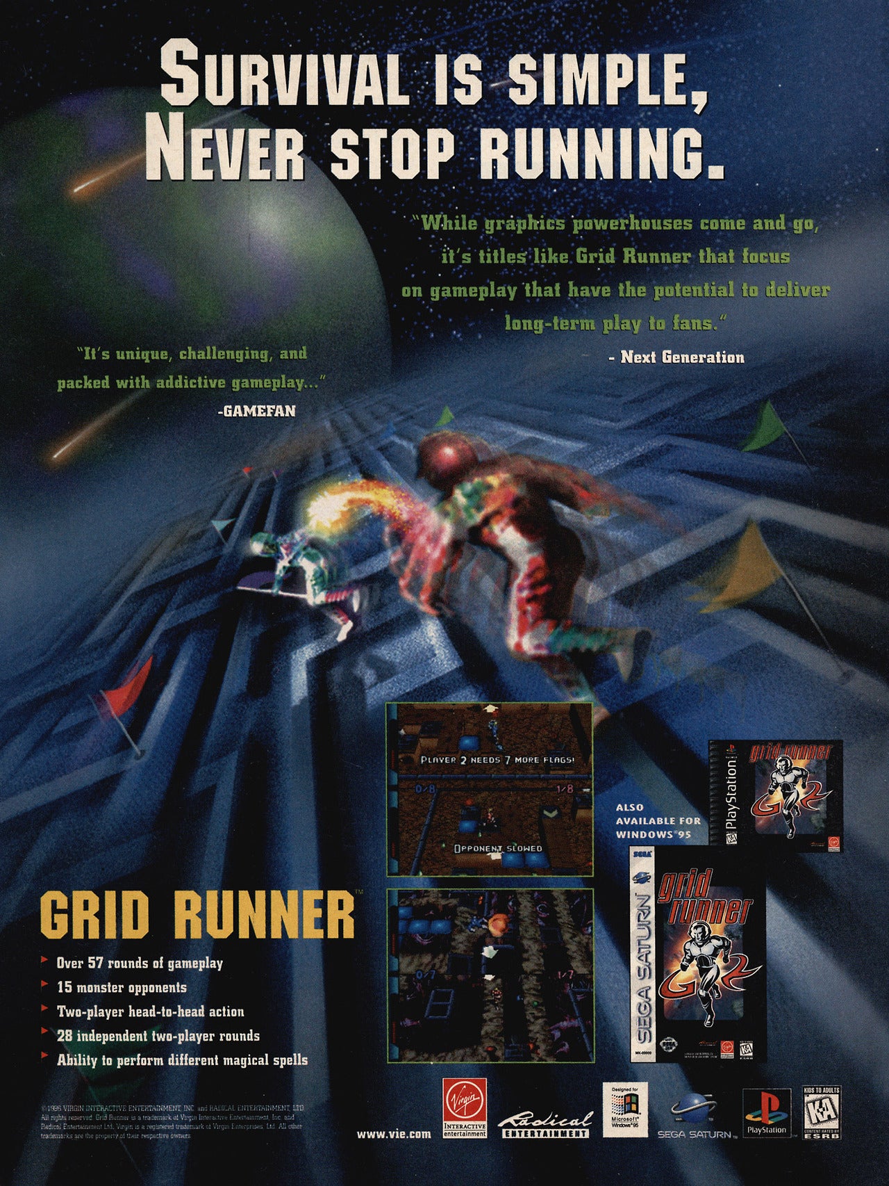 Grid Runner - Playstation
