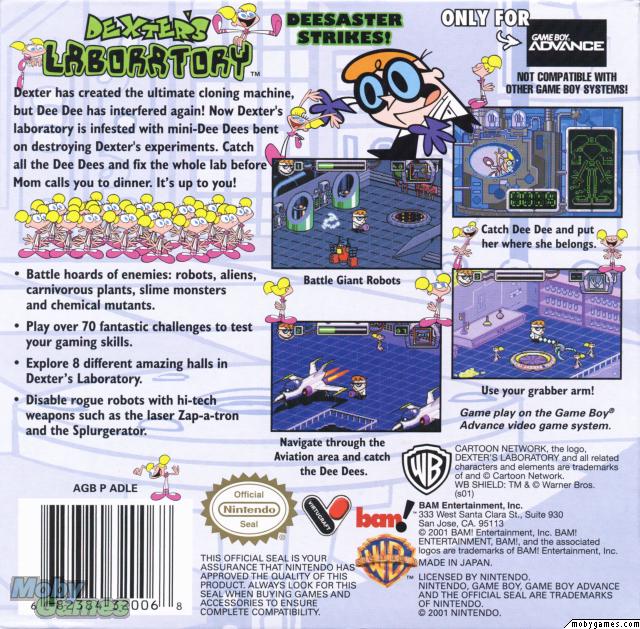 Dexter's Laboratory Deesaster Strikes - GameBoy Advance