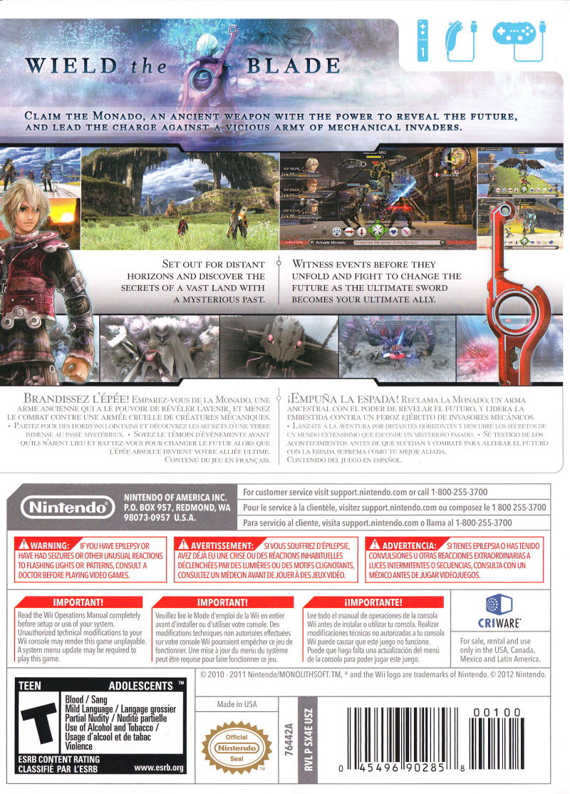 Xenoblade Chronicles - Wii