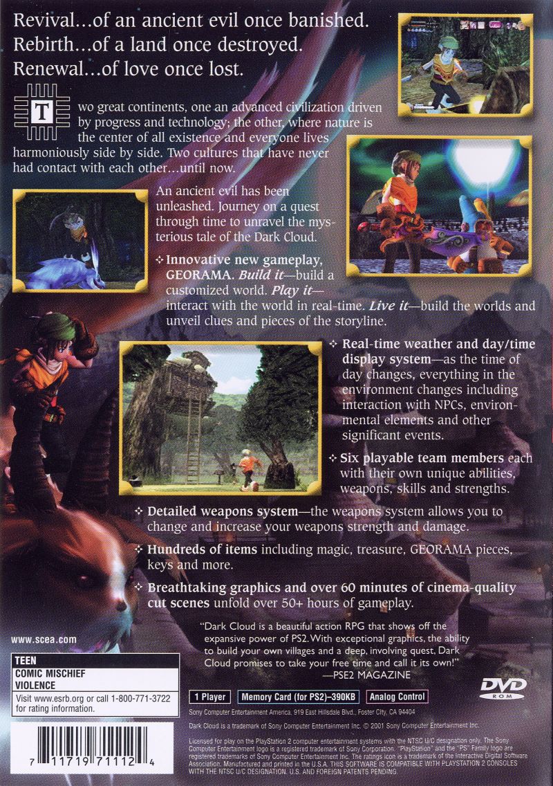 Dark Cloud - Playstation 2