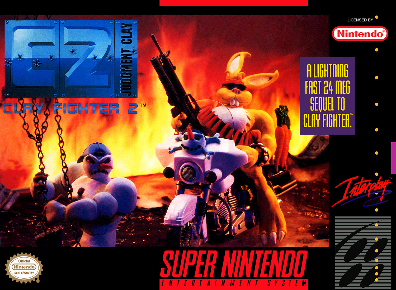 ClayFighter 2 Judgment Clay - Super Nintendo