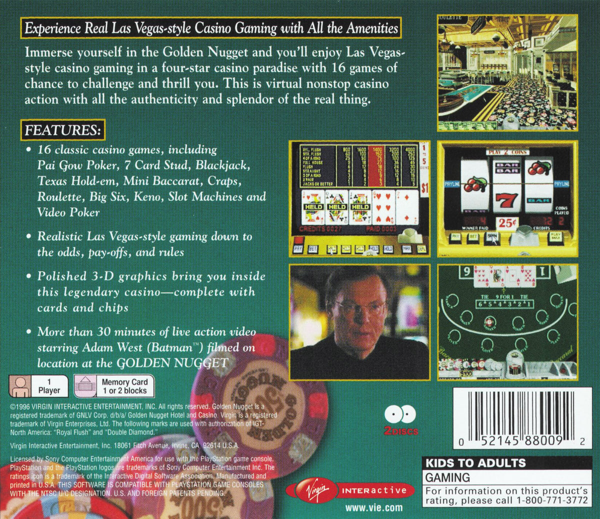 Golden Nugget - Playstation