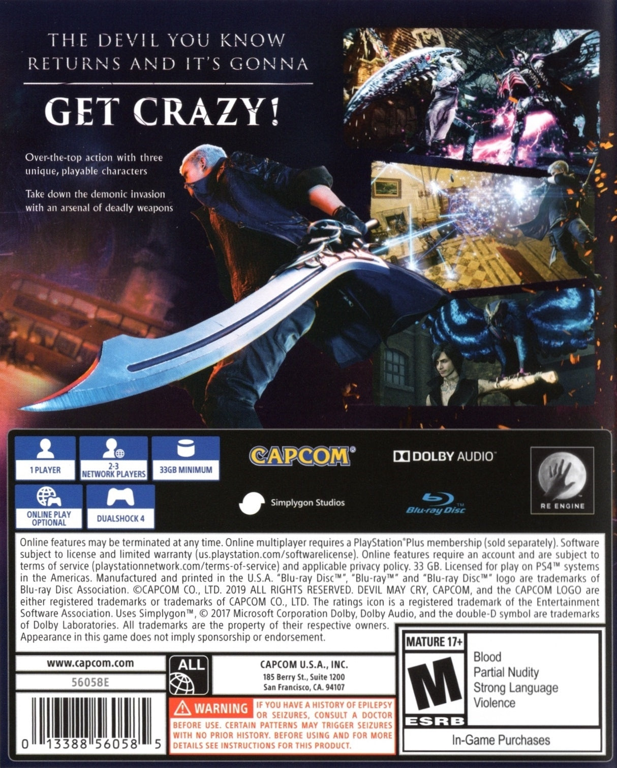 Devil May Cry 5 - Playstation 4