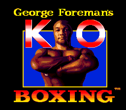 George Foreman's KO Boxing - Sega Genesis