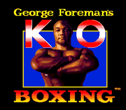 George Foreman's KO Boxing - Sega Genesis