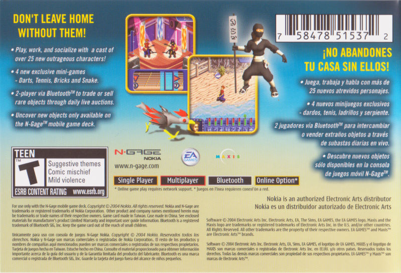 The Sims Bustin Out - N-Gage