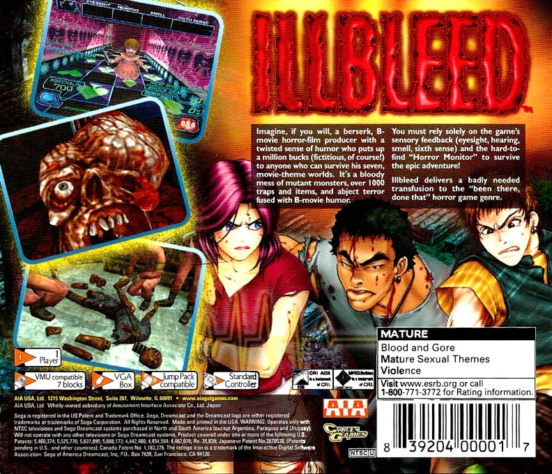 Illbleed - Sega Dreamcast