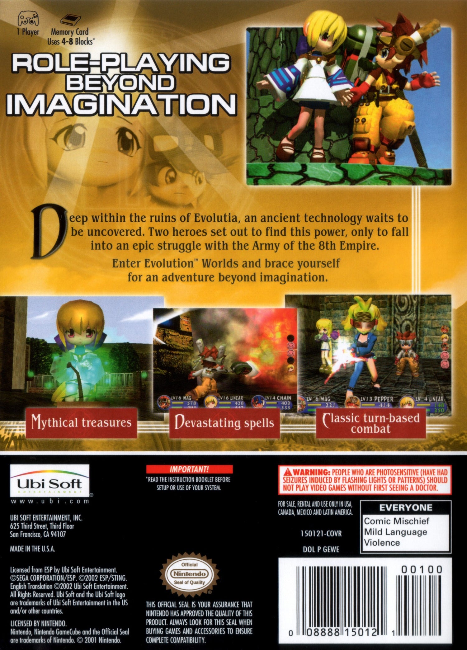 Mundos de evolución - Gamecube