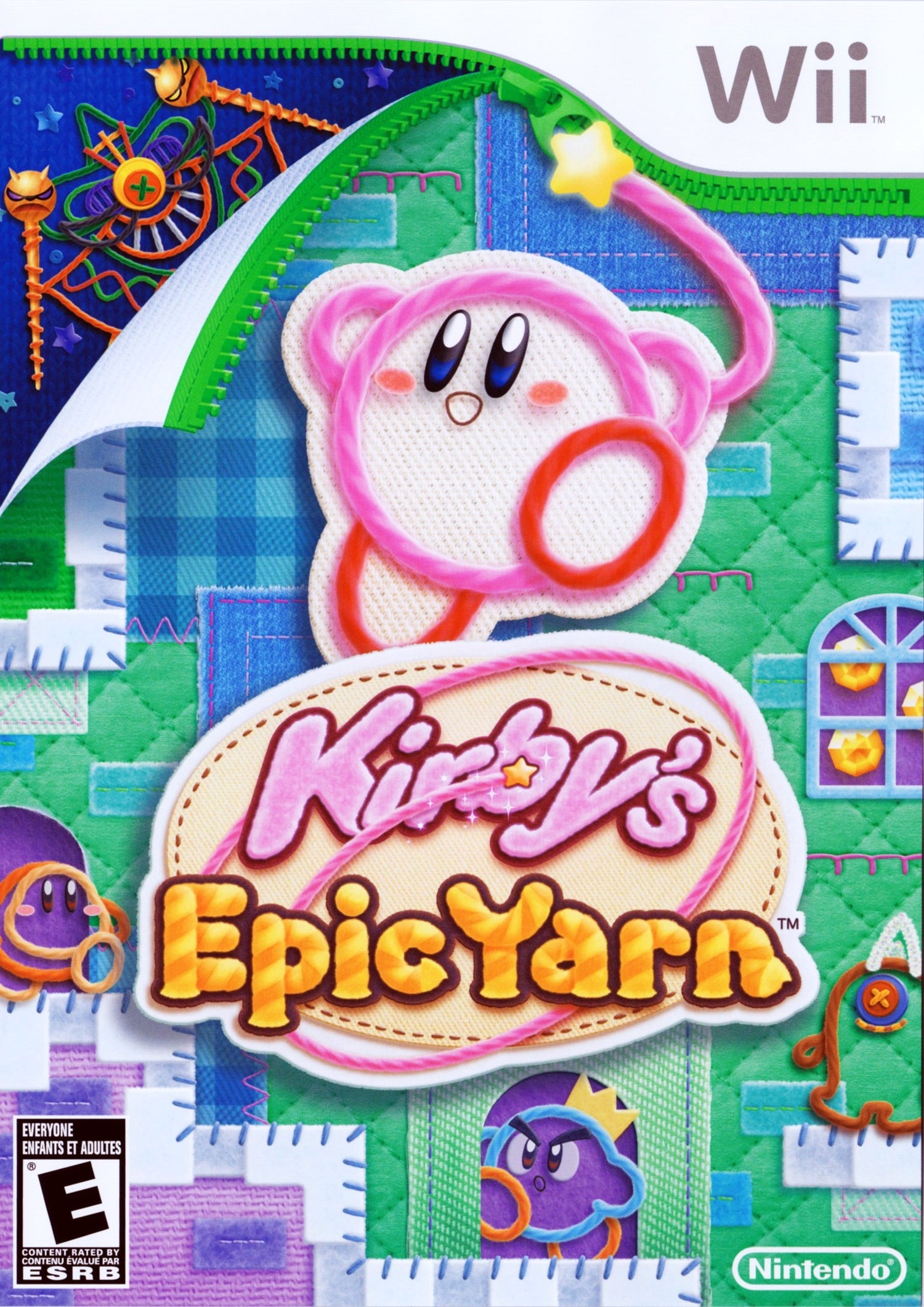 Kirby's Epic Yarn - Wii