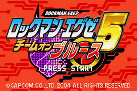 Rockman EXE 5 Team of ProtoMan - JP GameBoy Advance