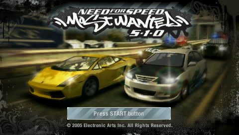 Need for Speed Most Wanted 5-1-0 - PSP