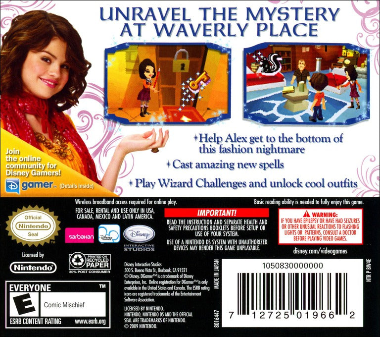 Wizards of Waverly Place: Spellbound - Nintendo DS