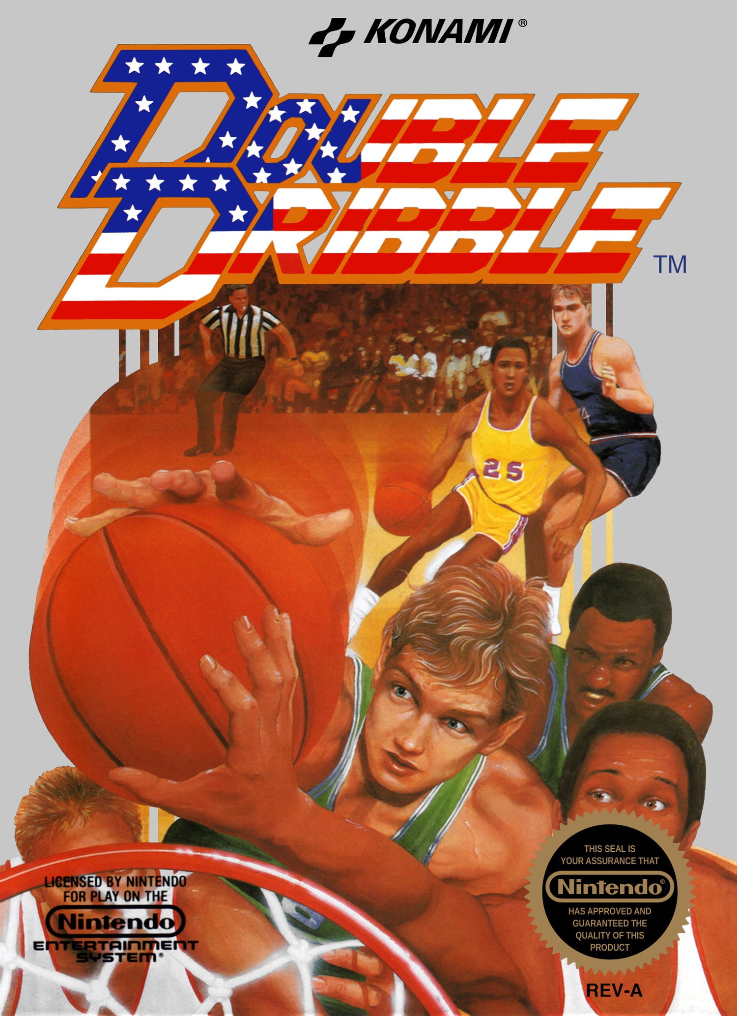 Double Dribble [5 Screw] - NES