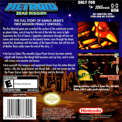 Metroid Zero Mission - GameBoy Advance - Retro Island Gaming