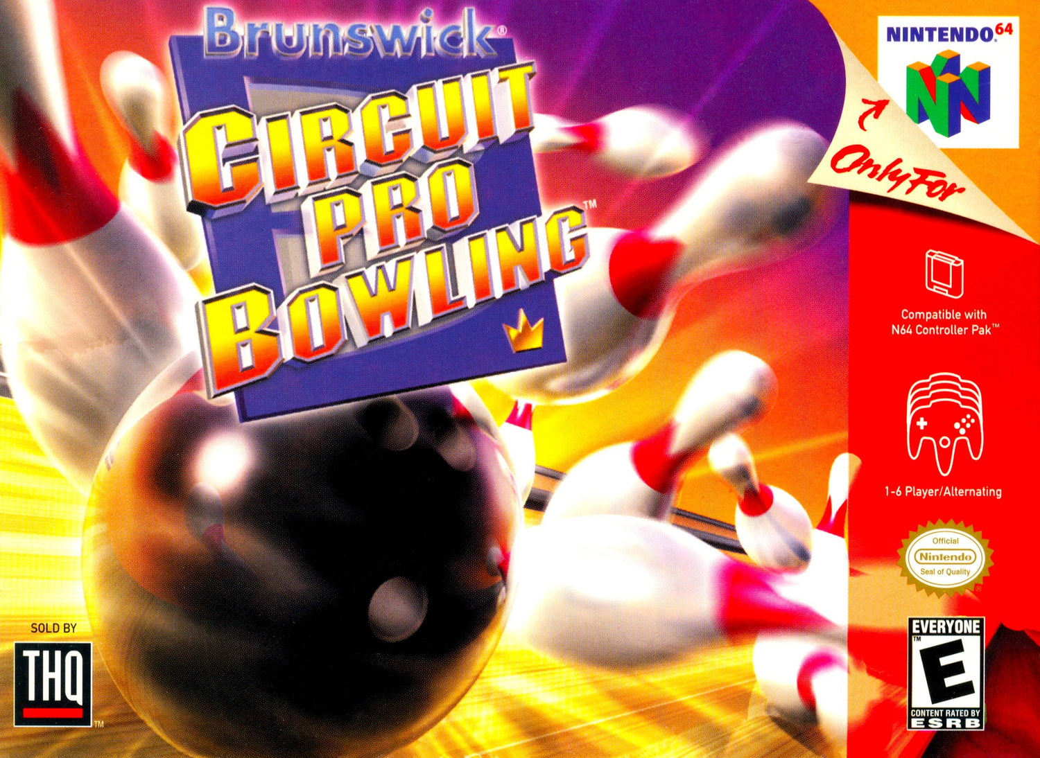 Brunswick Circuit Pro Bowling - Nintendo 64