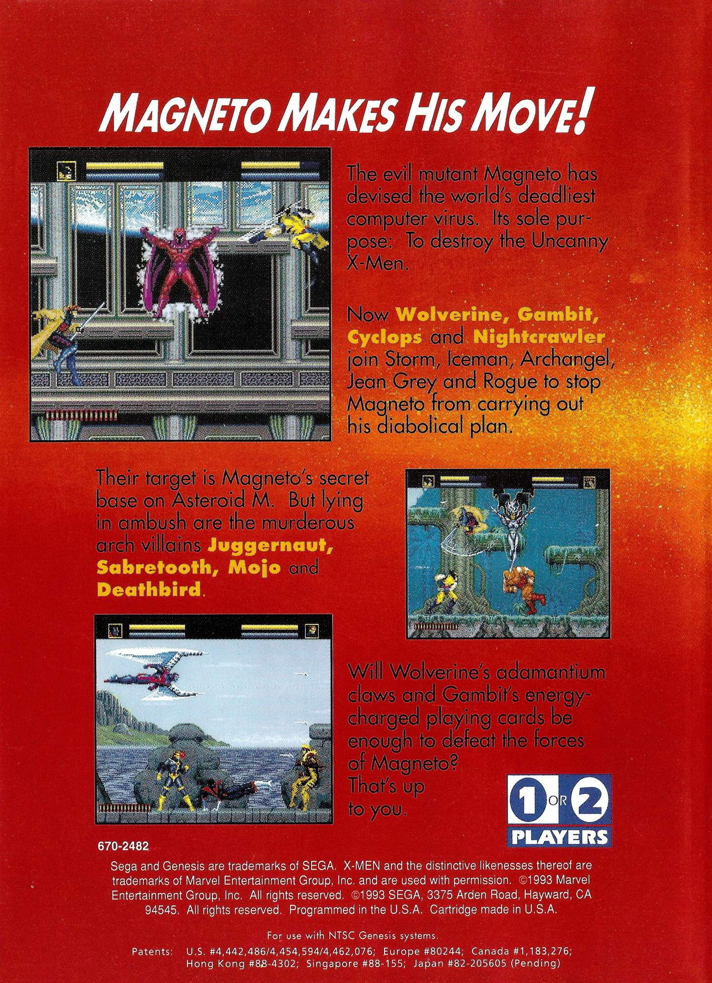 X-Men - Sega Genesis