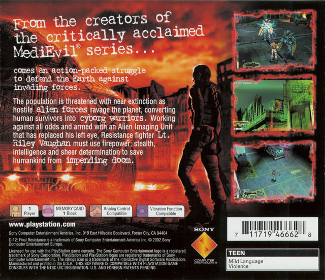 C-12 Final Resistance - Playstation - Retro Island Gaming