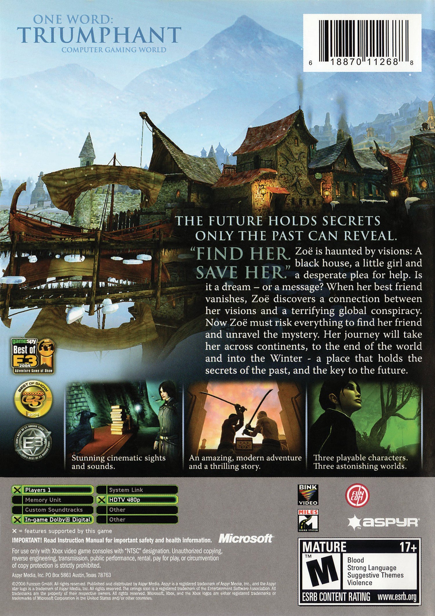 Dreamfall The Longest Journey - Xbox