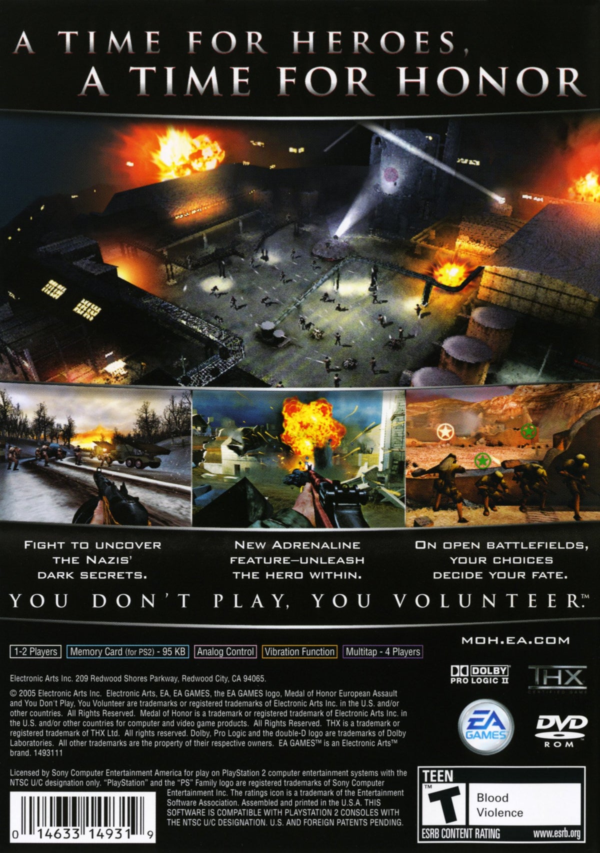 Medal of Honor European Assault - Playstation 2