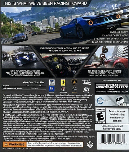 Forza Motorsport 6 - Xbox One