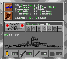 Super Battleship - Sega Genesis