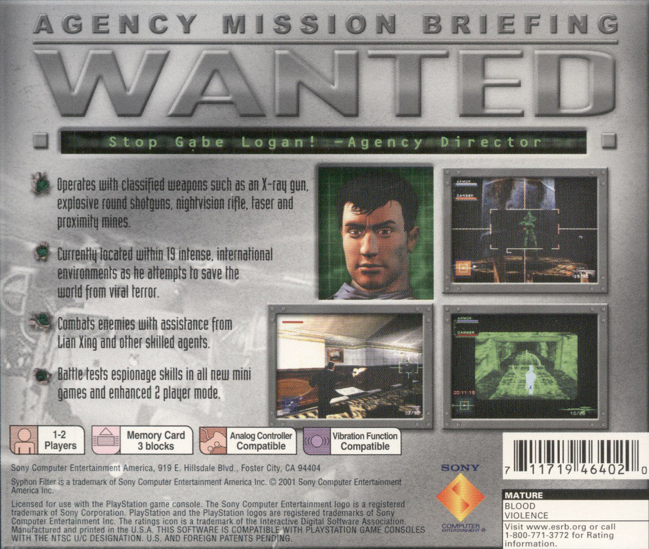Syphon Filter 3 - Playstation