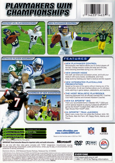 Madden 2004 - Xbox