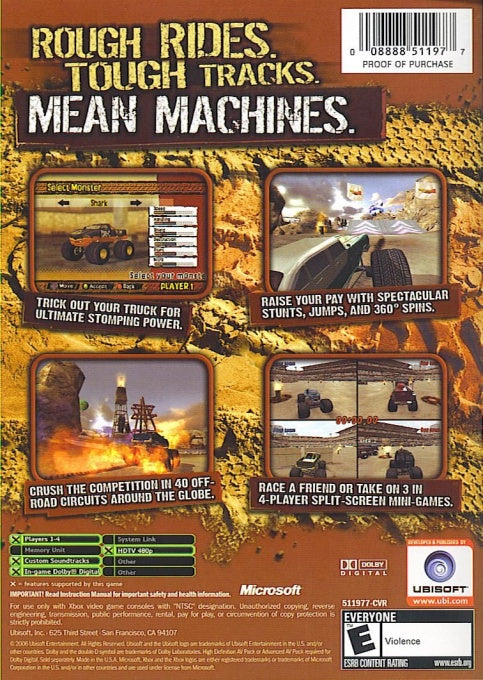 Monster 4X4 World Circuit - Xbox