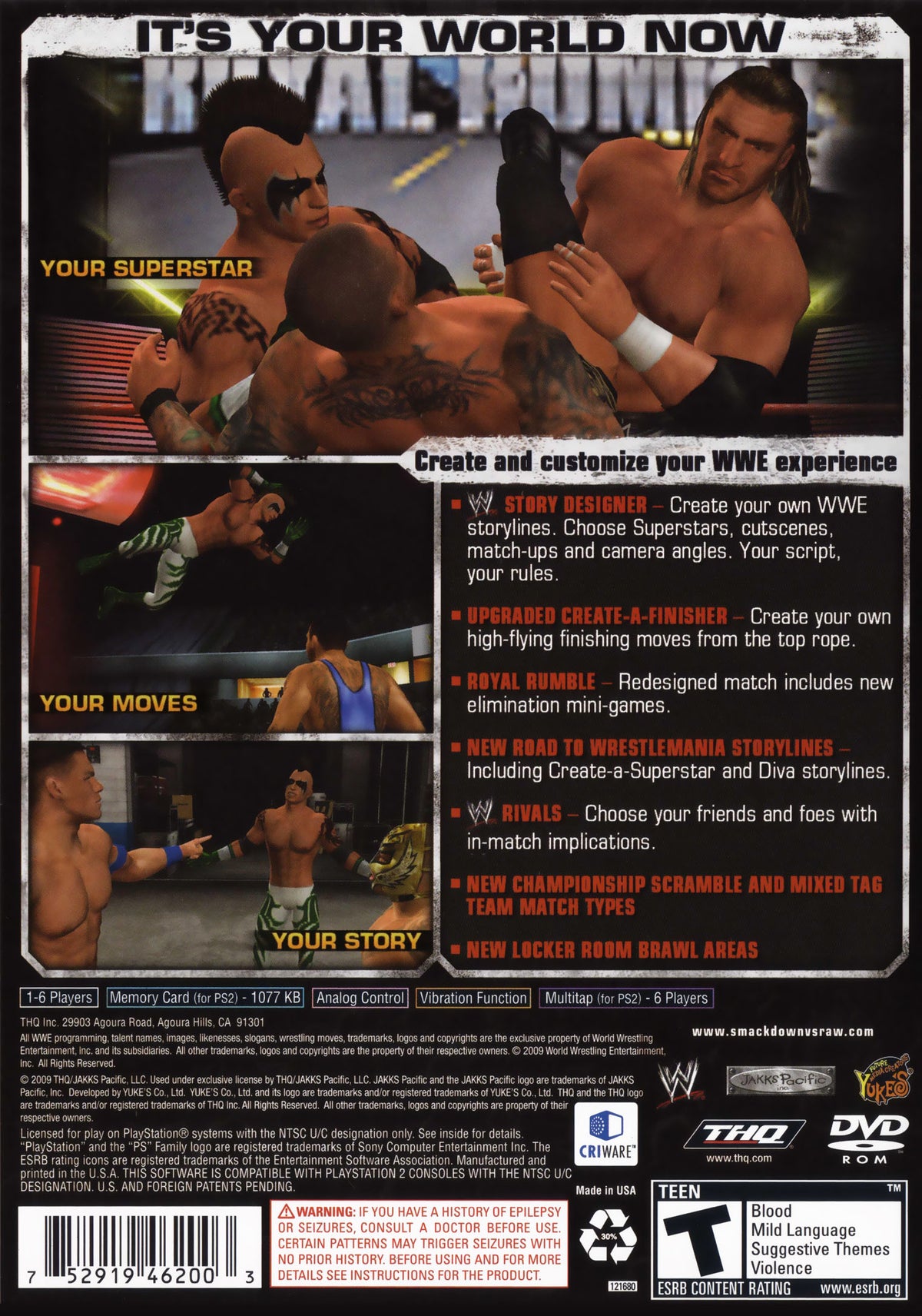 WWE Smackdown vs. Raw 2010 - Playstation 2