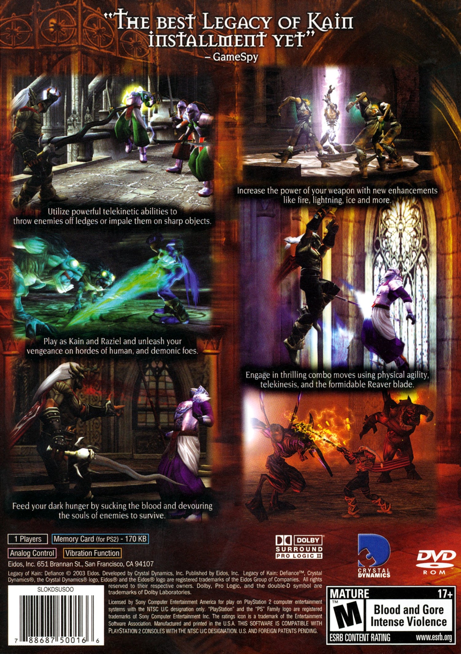 Legacy of Kain Defiance - Playstation 2