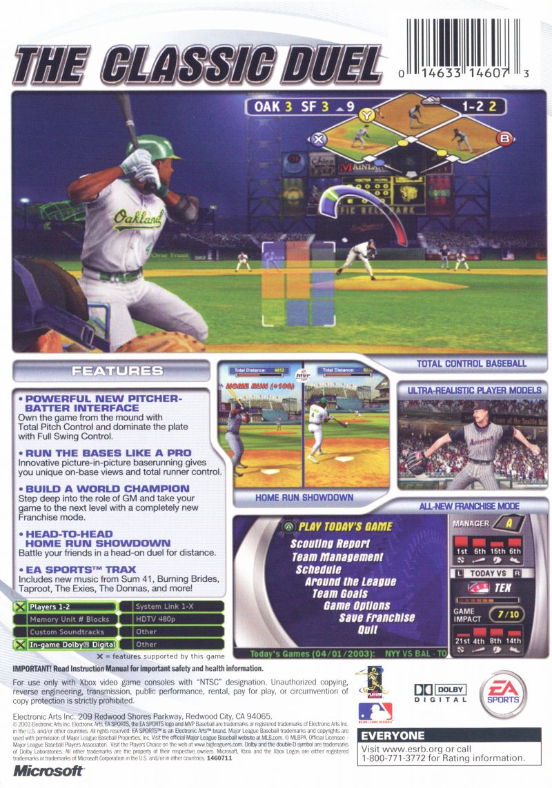 MVP Baseball 2003 - Xbox