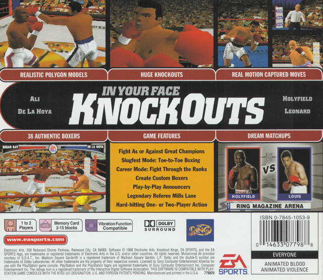 Knockout Kings - Playstation - Retro Island Gaming