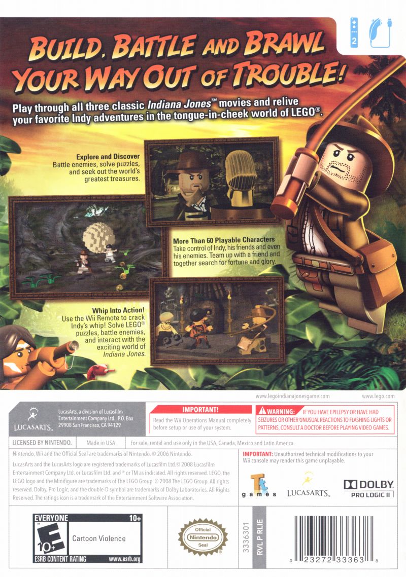 LEGO Indiana Jones Las aventuras originales - Wii