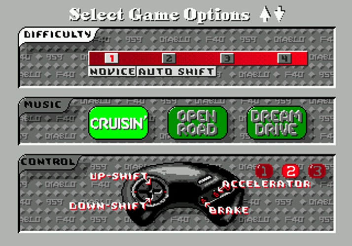 The Duel Test Drive II - Sega Genesis - Retro Island Gaming