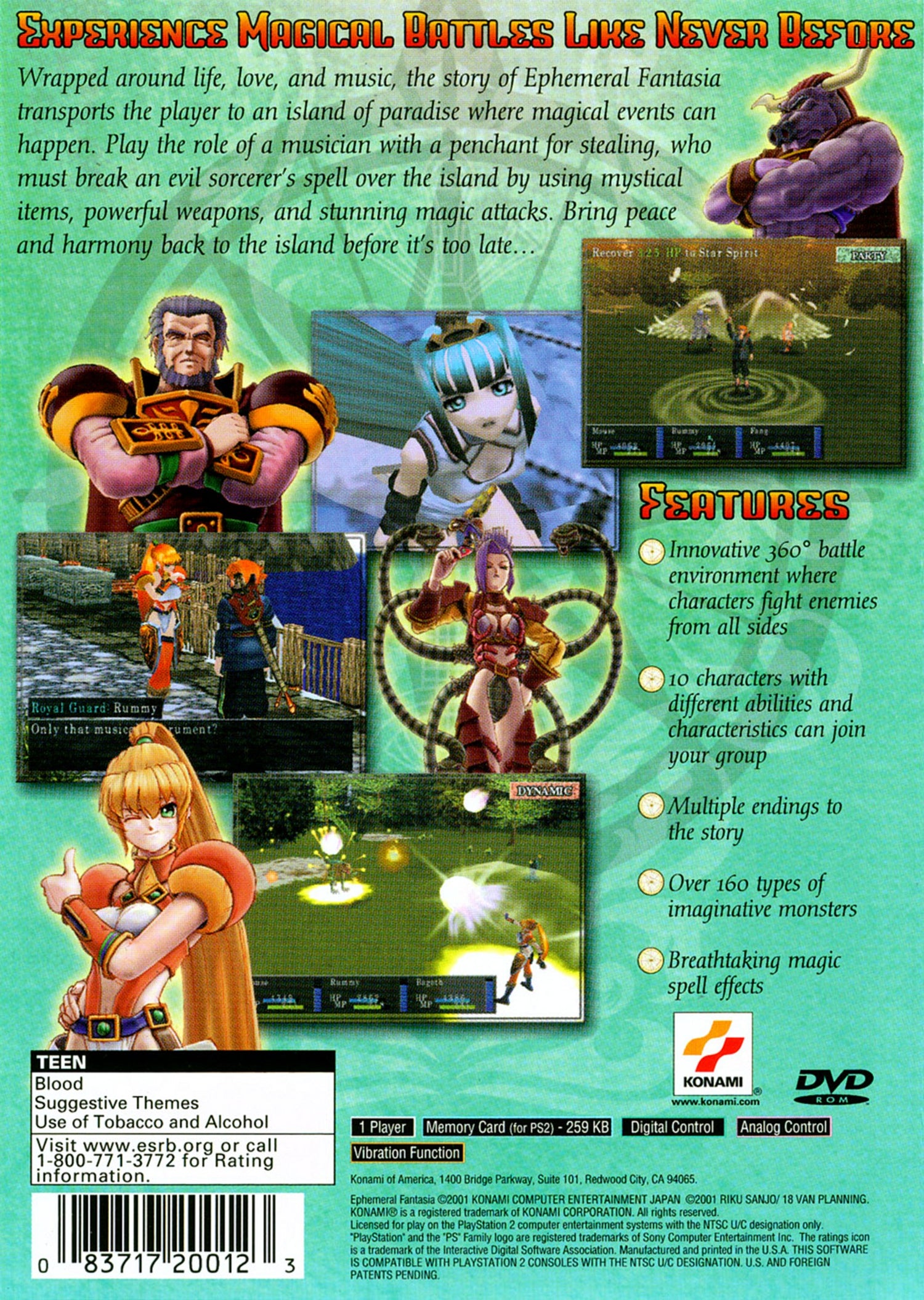 Ephemeral Fantasia - Playstation 2