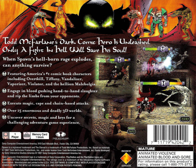 Spawn The Eternal - Playstation