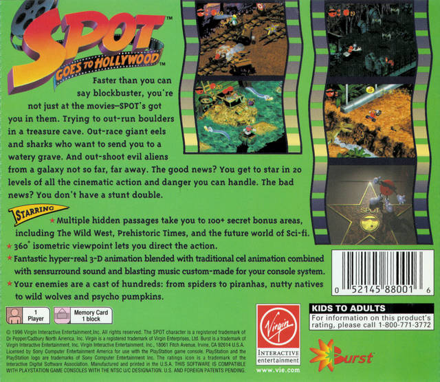 Spot Goes To Hollywood - Playstation