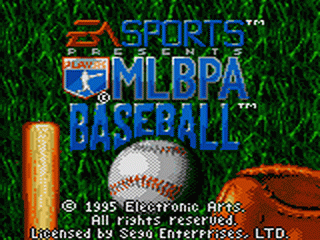 MLBPA Baseball - Sega Game Gear