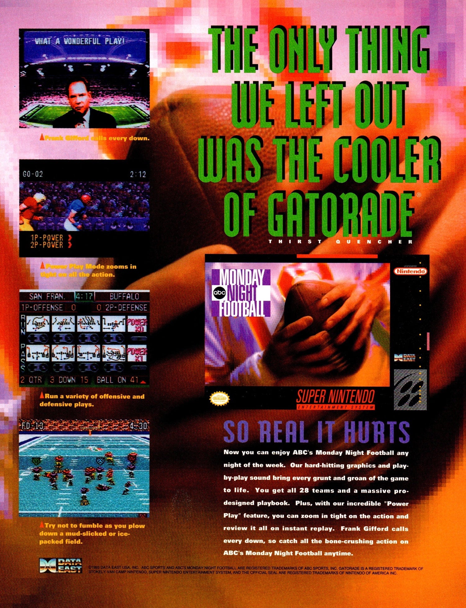 ABC Monday Night Football - Super Nintendo - Retro Island Gaming