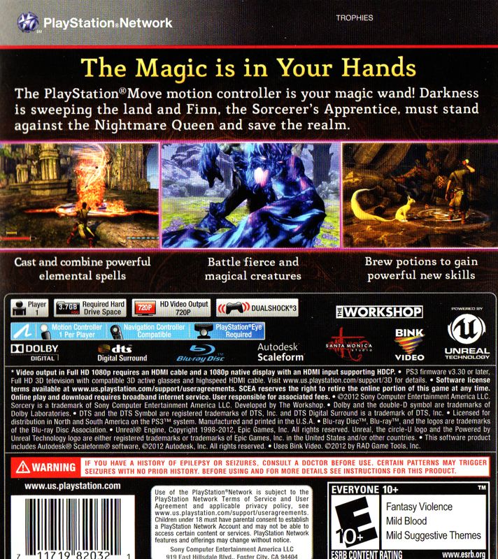 Sorcery - Playstation 3